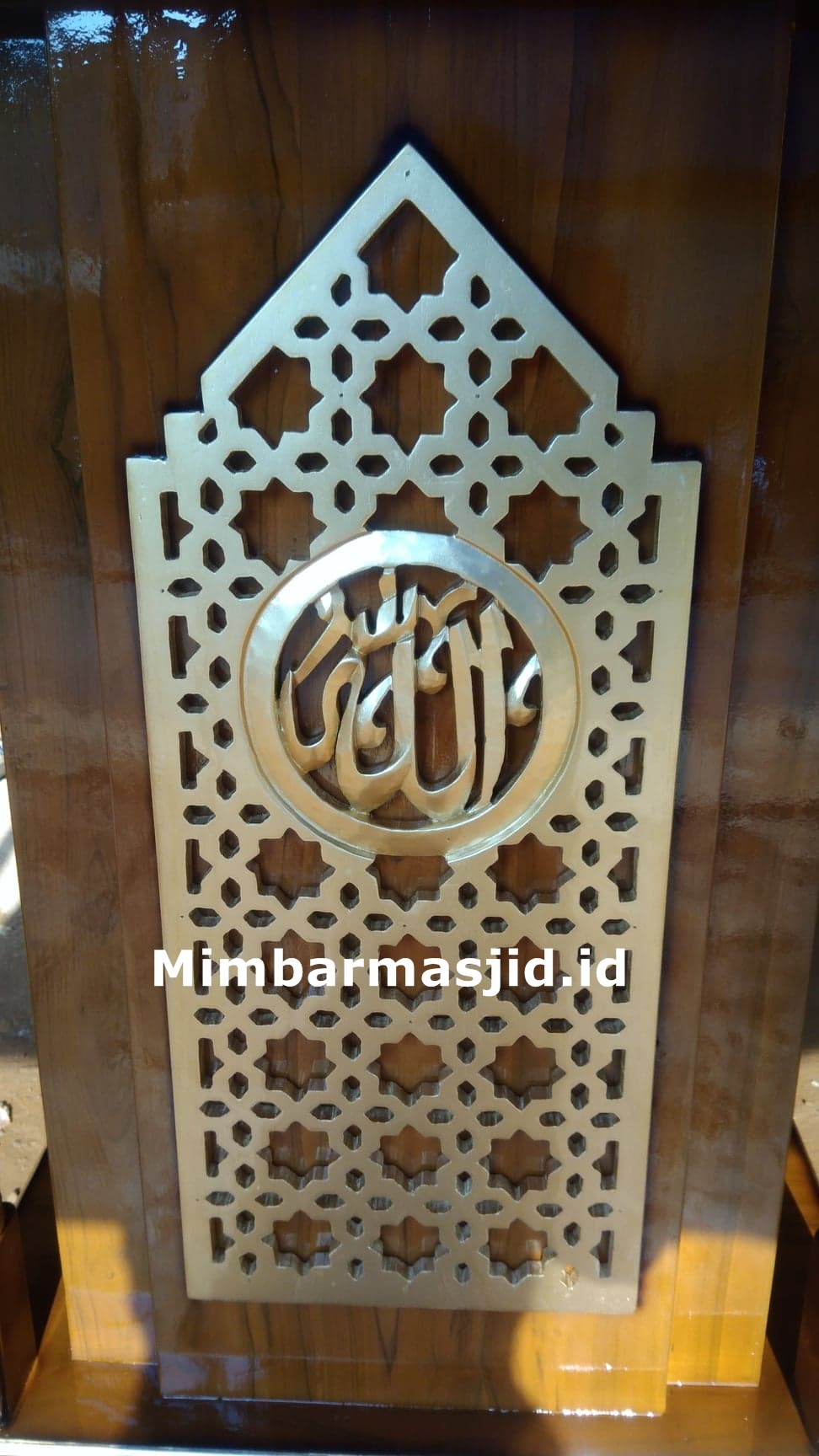 Mimbar Masjid Minimalis Jati
