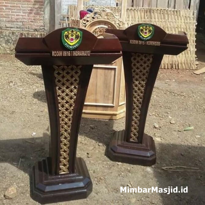 Harga Mimbar Podium Presiden Kayu Jati