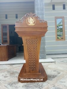 Harga Podium Mimbar Masjid Kayu Jati