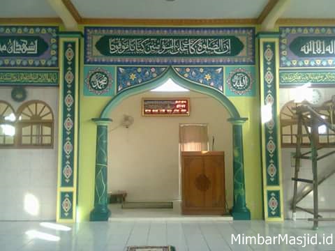 Contoh Mihrab Masjid Model Ukiran
