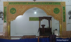 Mihrab Masjid Motif Ukiran