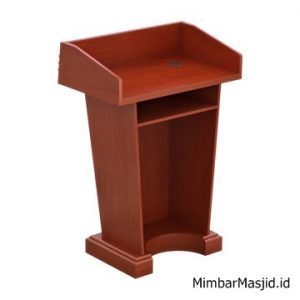 Mimbar Podium Minimalis Jati