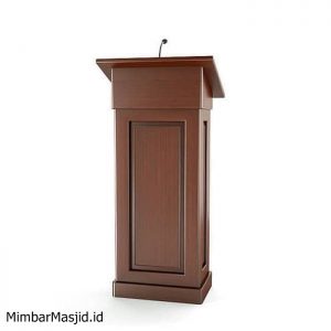 Mimbar Podium Minimalis Ukir