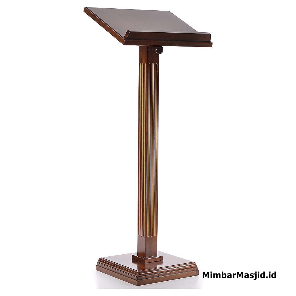 Mimbar Podium Pidato Stainless Mewah